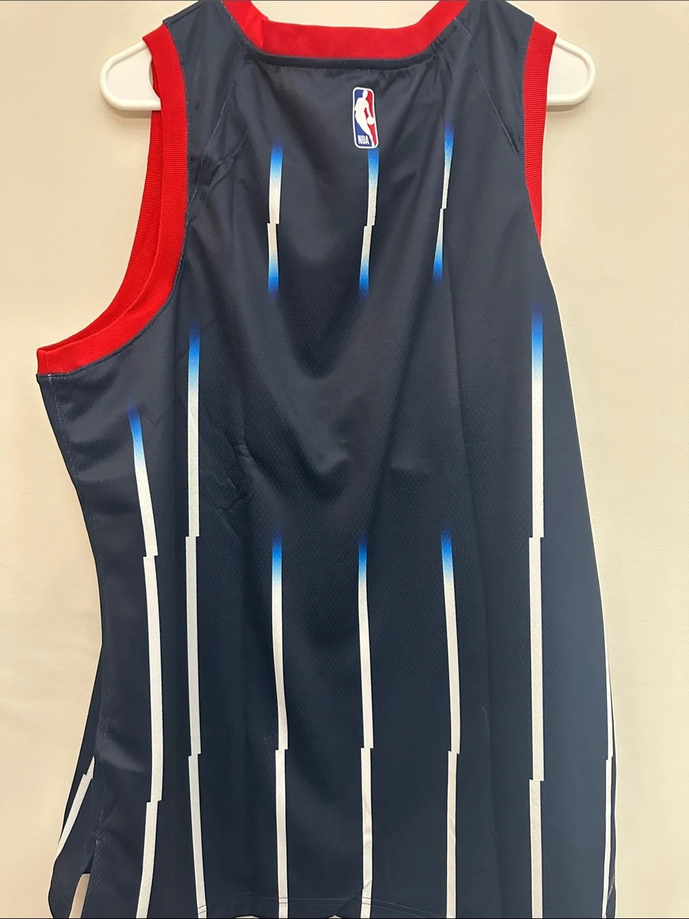 Nike Houston Basketball Jersey Navy Blue Red White